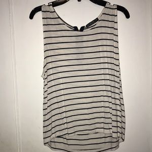 COTTON ON STRIPPED TANK TOP: SIZE MEDIUM